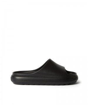 Black MSGM Chunky Ocean Club Pool Slides | USA_MSGM78940