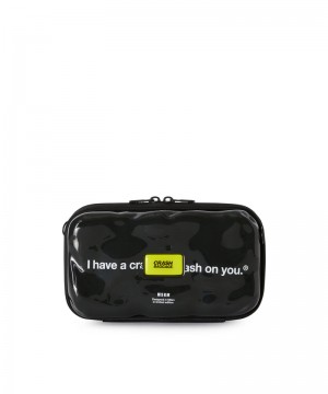 Black MSGM Pochette Mini Icon | USA_MSGM24533