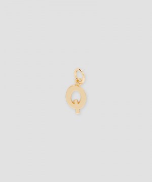 Gold MSGM Brass letter Q charm | USA_MSGM22381