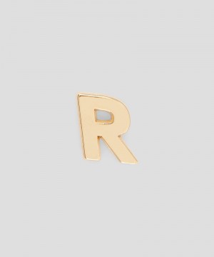 Gold MSGM Single brass R charm | USA_MSGM83561