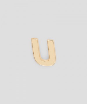 Gold MSGM Single brass U charm | USA_MSGM70042