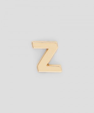 Gold MSGM Single brass Z charm | USA_MSGM14924