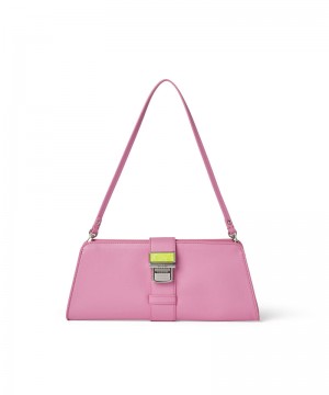 Pink MSGM Baguette Bag With Clic Closure | USA_MSGM67409