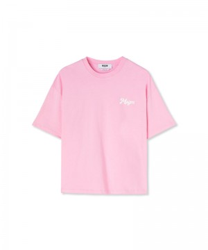 Pink MSGM Bar Milano Graphic | USA_MSGM22025