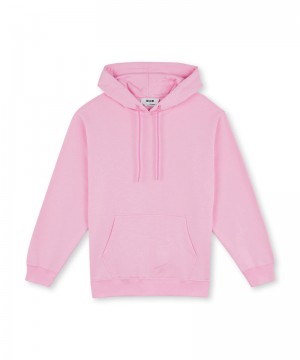 Pink MSGM Oversized Sweatshirt With A Maxi Logo Print On The Hood | USA_MSGM99097