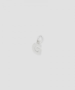 Silver MSGM Brass letter G charm | USA_MSGM28577