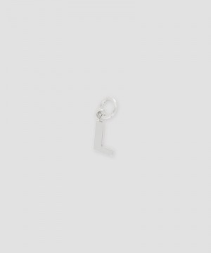 Silver MSGM Brass letter L charm | USA_MSGM42655