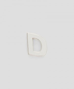 Silver MSGM Single brass D charm | USA_MSGM55316