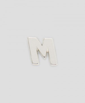 Silver MSGM Single brass M charm | USA_MSGM70952