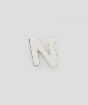 Silver MSGM Single brass N charm | USA_MSGM19138