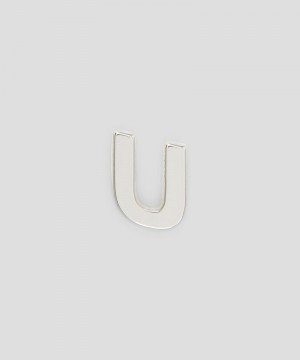 Silver MSGM Single brass U charm | USA_MSGM39364