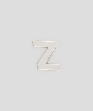 Silver MSGM Single brass Z charm | USA_MSGM53627