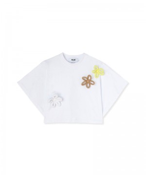 White MSGM Floral Application | USA_MSGM77349