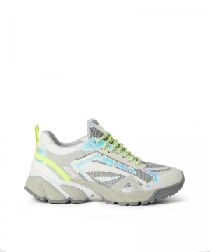 White MSGM Vulcano Sneakers | USA_MSGM31046