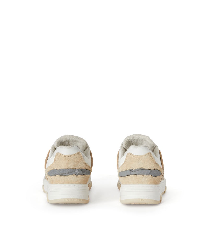 Beige / White MSGM Rck Sneakers | USA_MSGM48272