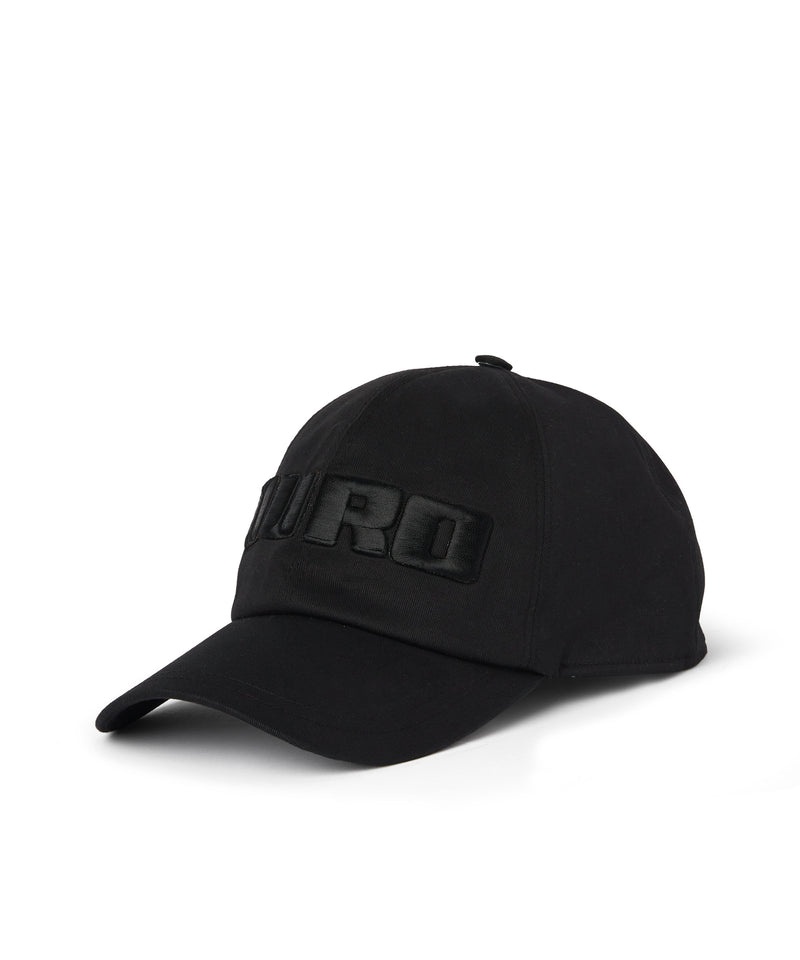 Black MSGM Baseball Cap With Embroidered Duro | USA_MSGM11269