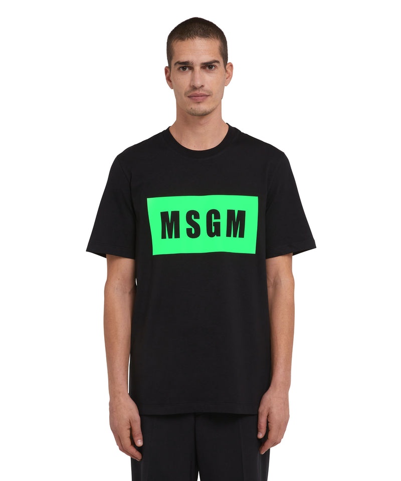 Black MSGM Box Logo | USA_MSGM81797