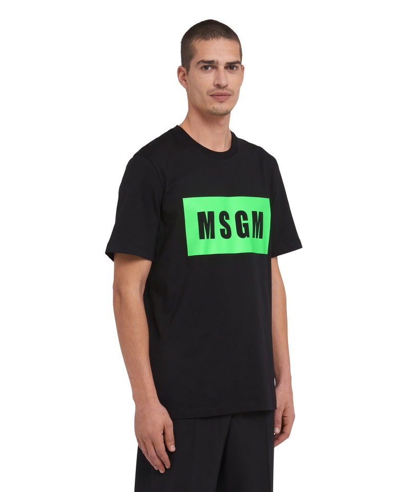 Black MSGM Box Logo | USA_MSGM81797