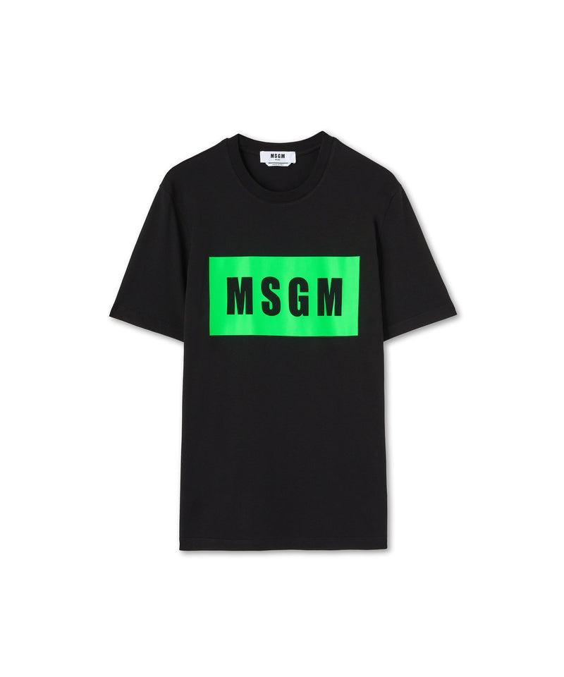 Black MSGM Box Logo | USA_MSGM81797