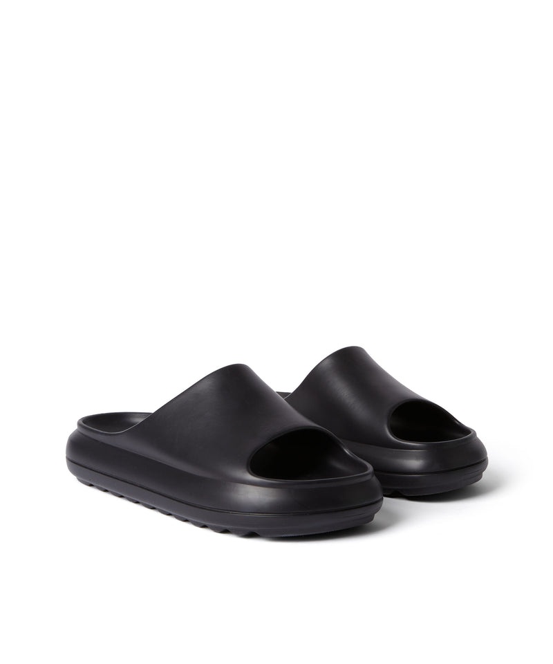 Black MSGM Chunky Ocean Club Pool Slides | USA_MSGM78940