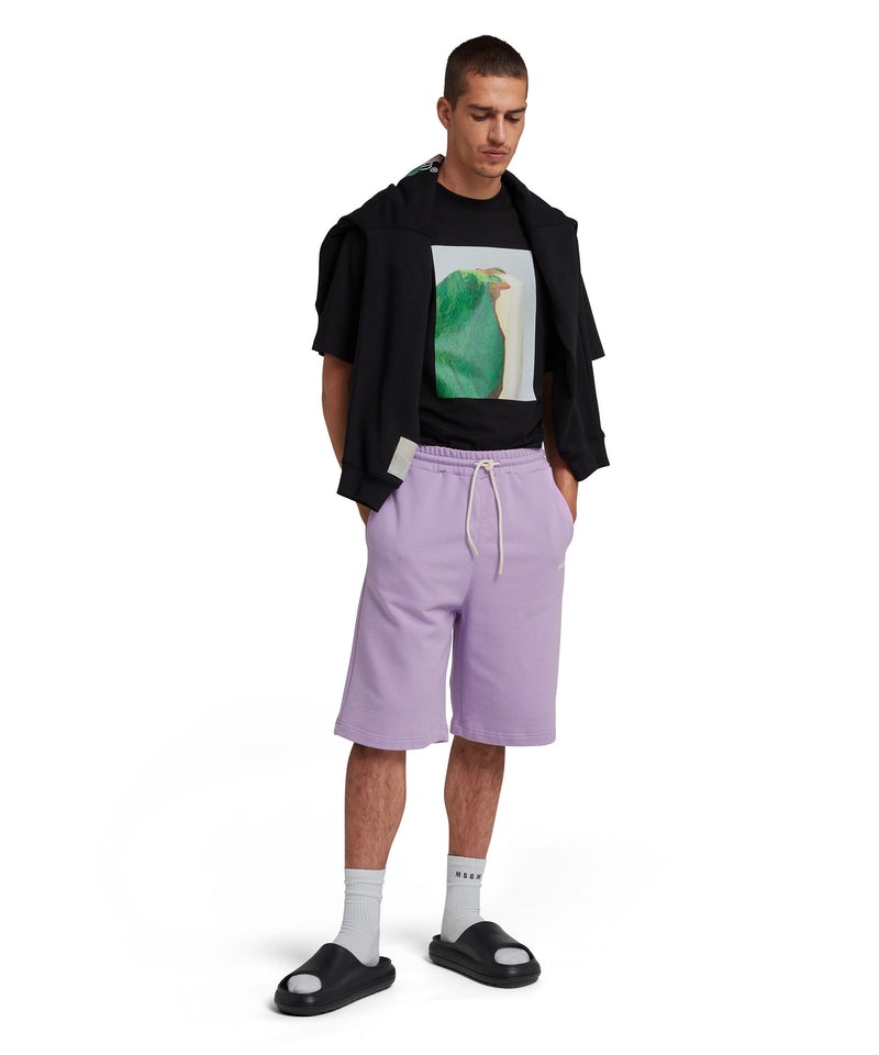 Black MSGM Fantastic Green Inverse Series Organic Jersey Cotton | USA_MSGM54961