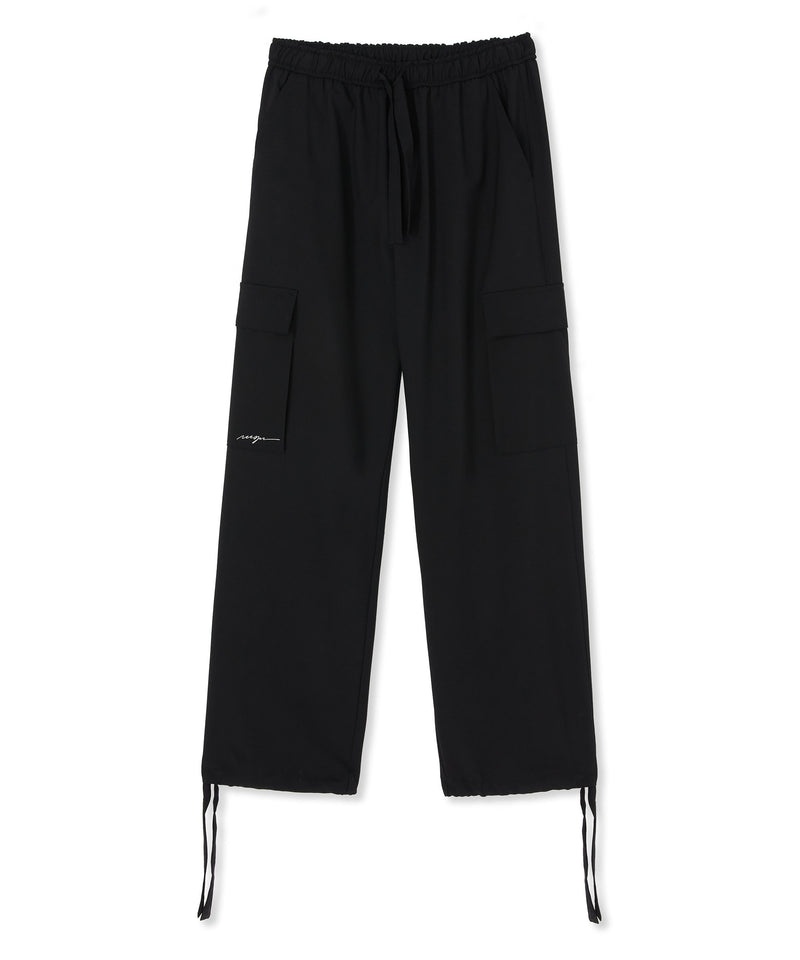 Black MSGM Fresh Wool Cargo Pants | USA_MSGM58617