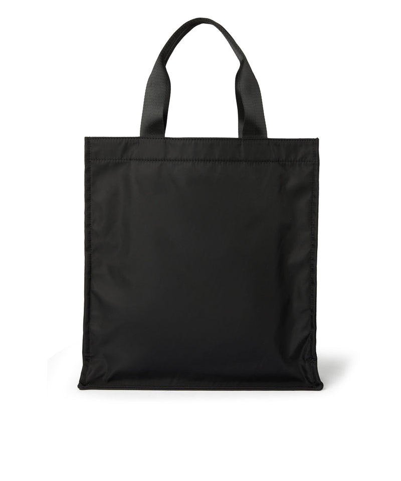 Black MSGM Nylon Tote Bag With Logo | USA_MSGM48245