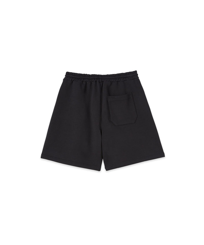 Black MSGM Pixel Logo Shorts | USA_MSGM48878