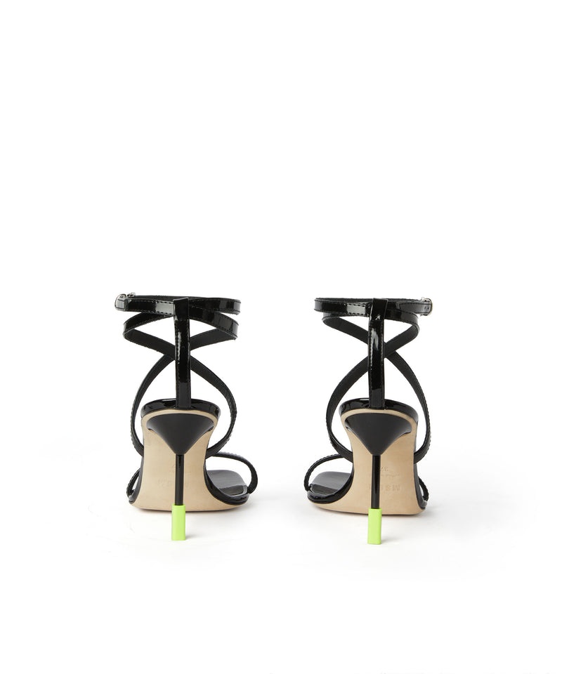 Black MSGM Sandal With Iconic Msgm Heel | USA_MSGM44070