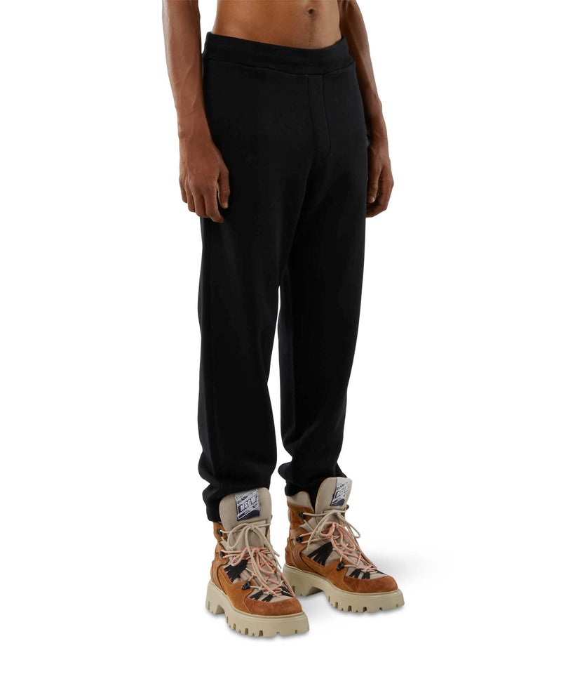 Black MSGM Solid Colour Cotton Track Pants | USA_MSGM40041