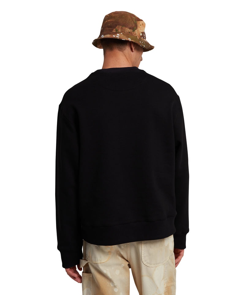 Brown MSGM Cotton Bucket Hat With Dripping Camo Print | USA_MSGM67558