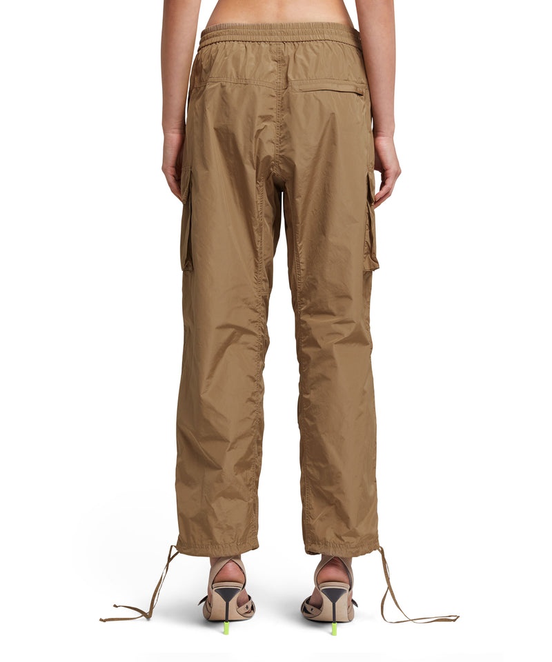 Brown MSGM Taffetà Cargo Pants | USA_MSGM68431