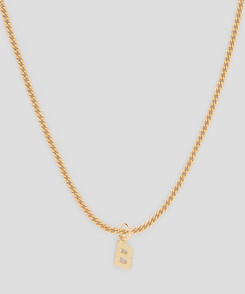 Gold MSGM Brass letter B charm | USA_MSGM29761