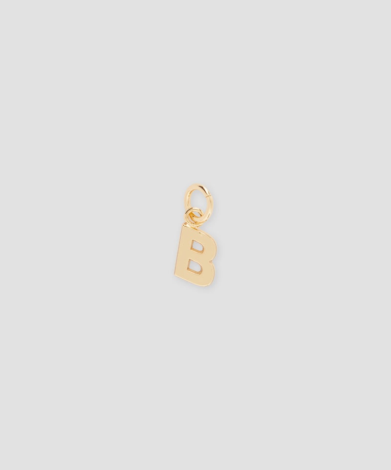 Gold MSGM Brass letter B charm | USA_MSGM29761