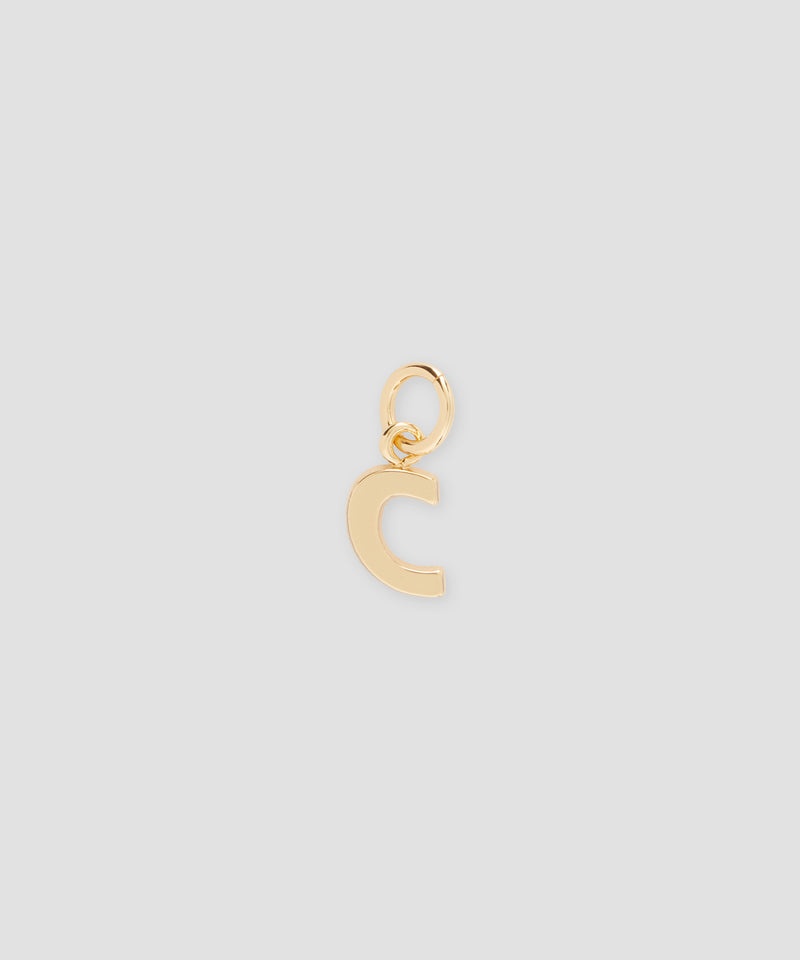 Gold MSGM Brass letter C charm | USA_MSGM74819