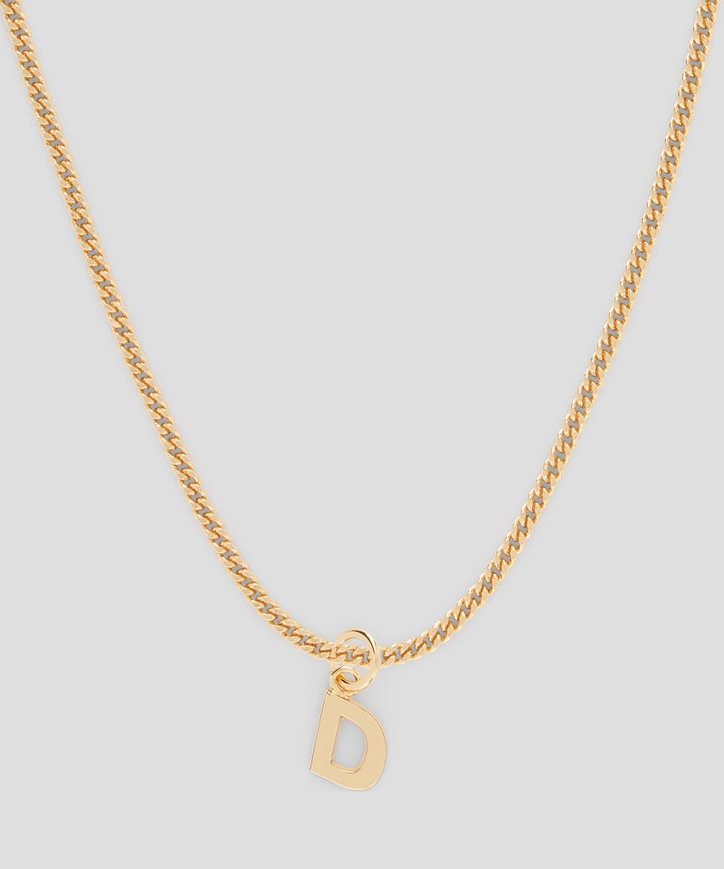 Gold MSGM Brass letter D charm | USA_MSGM15522