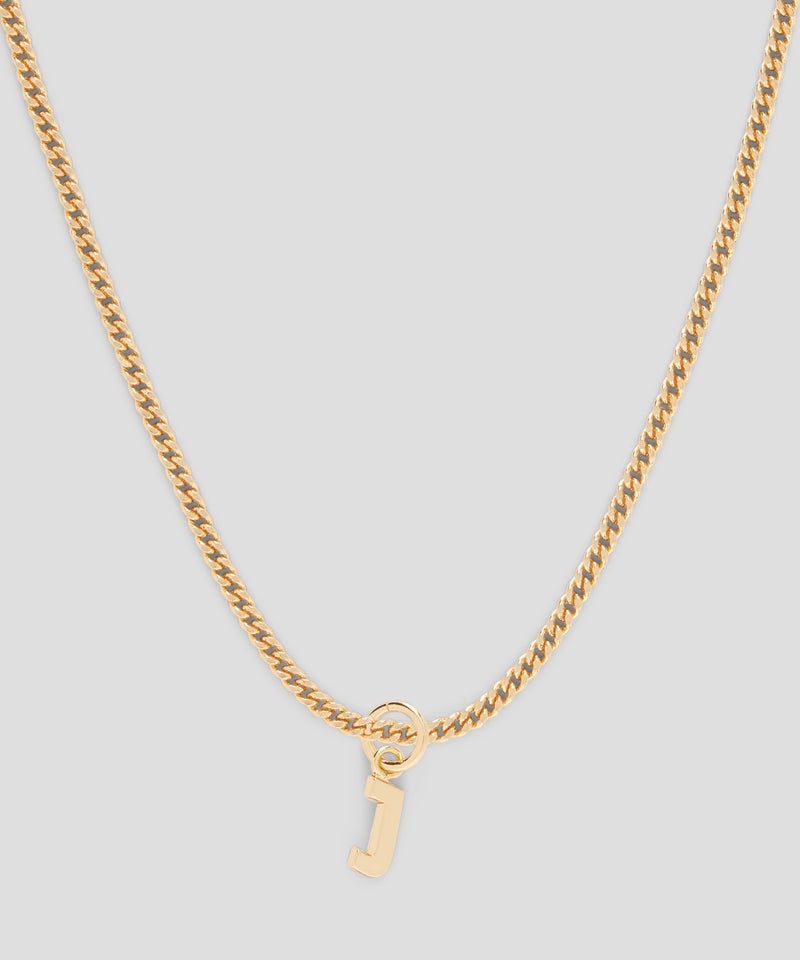 Gold MSGM Brass letter J charm | USA_MSGM98720