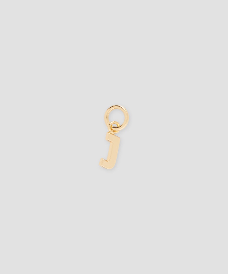 Gold MSGM Brass letter J charm | USA_MSGM98720