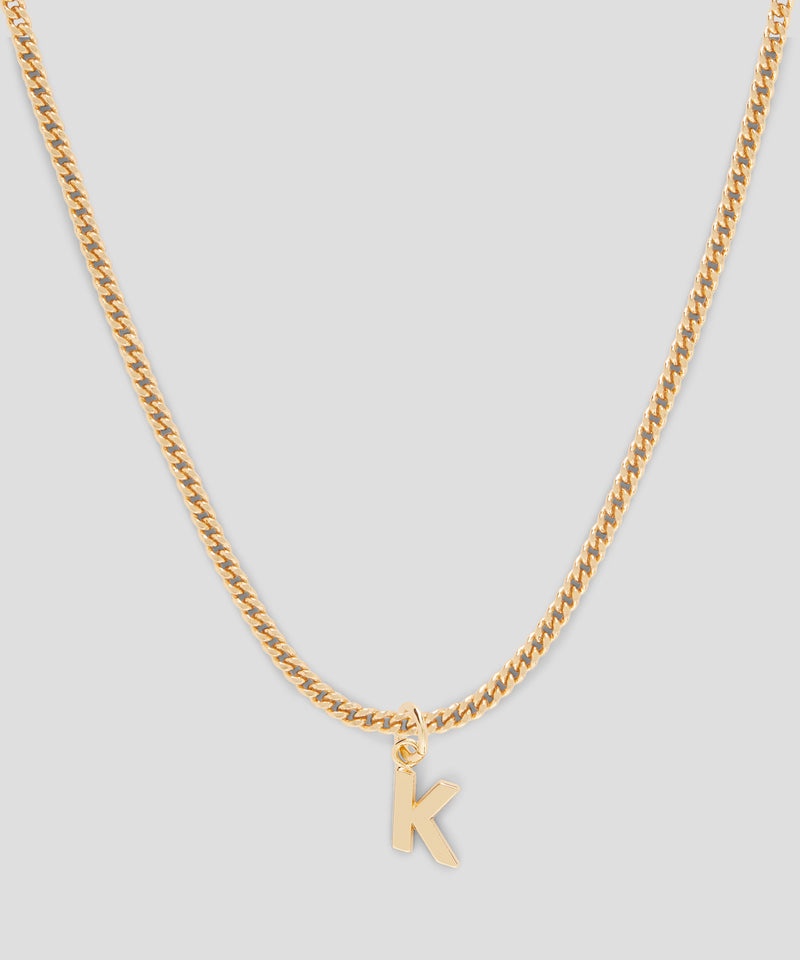 Gold MSGM Brass letter K charm | USA_MSGM67281