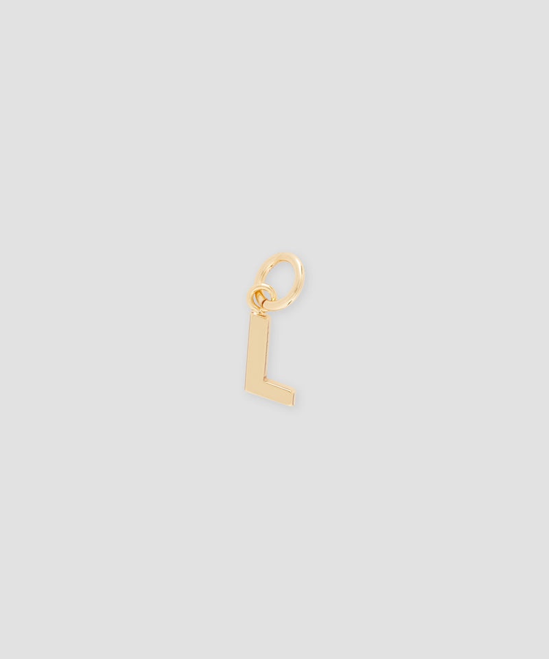 Gold MSGM Brass letter L charm | USA_MSGM95104