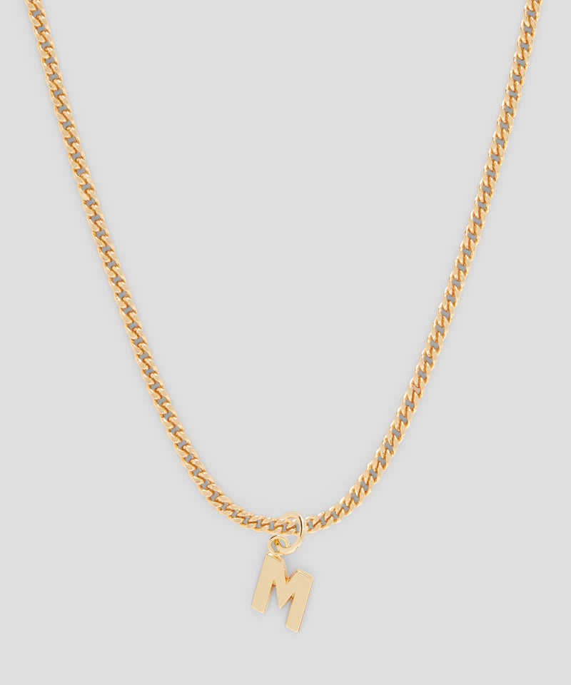 Gold MSGM Brass letter M charm | USA_MSGM11793