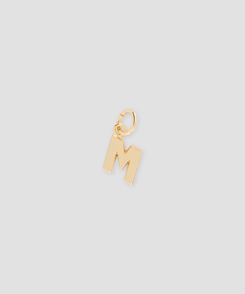 Gold MSGM Brass letter M charm | USA_MSGM11793