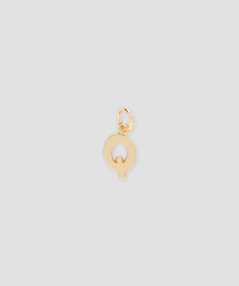 Gold MSGM Brass letter Q charm | USA_MSGM22381