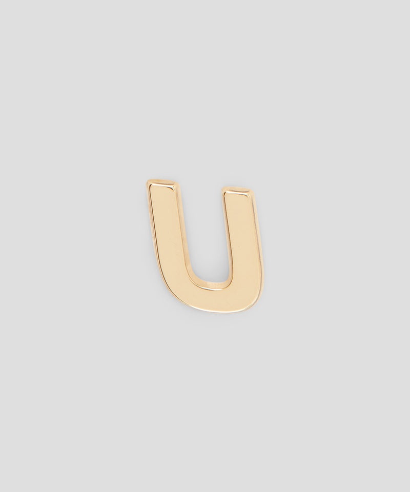 Gold MSGM Single brass U charm | USA_MSGM70042