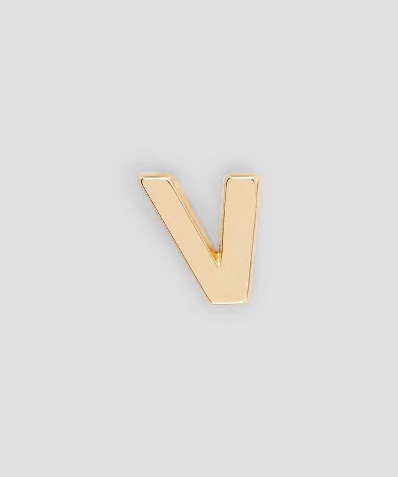 Gold MSGM Single brass V charm | USA_MSGM86806