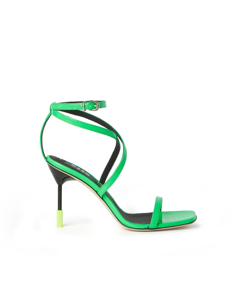 Green MSGM Sandal With Iconic Msgm Heel | USA_MSGM65137