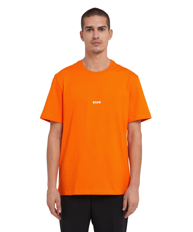 Orange MSGM Impact Mini Logo | USA_MSGM46347