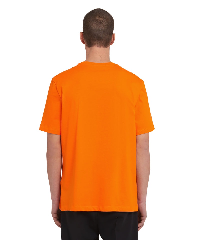 Orange MSGM Impact Mini Logo | USA_MSGM46347