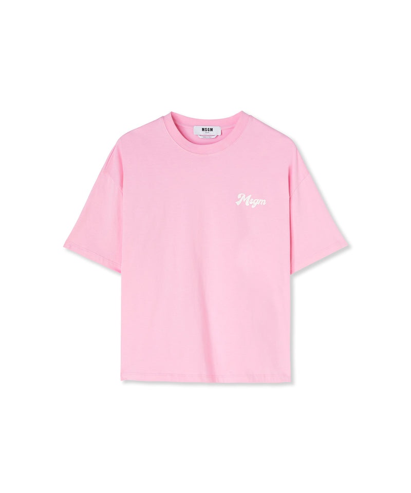 Pink MSGM Bar Milano Graphic | USA_MSGM22025