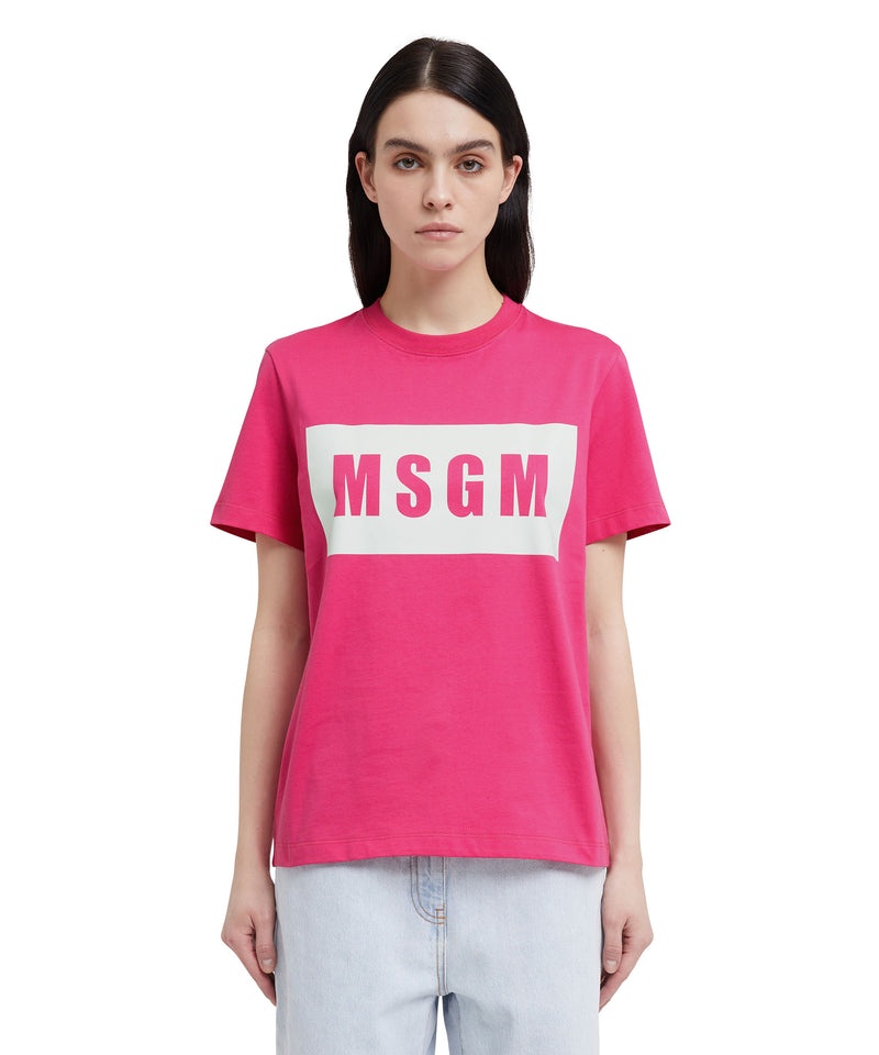 Pink MSGM Box Logo | USA_MSGM36456